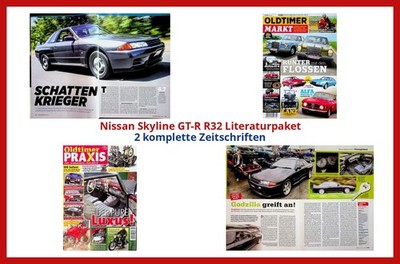 Nissan Skyline GT-R R32 Literaturpaket - 2 komplette Zeitschriften