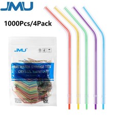 1000Pcs/4Pack Dental Air Water Syringe Tips Disposable 3 Way Spray Nozzles