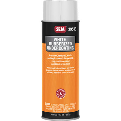 SEM PRODUCTS RUBBERIZED UNDERCOATING - WHITE- 39513