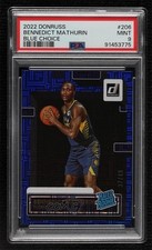 2022 Donruss Rated Rookie Choice Blue 37/49 Bennedict Mathurin PSA 9 MINT 14sx