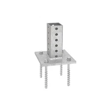 TAPCO 034-00140SM Anchor for Square Post,Steel 49AE52