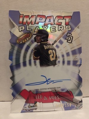 Leo De Vries 2024 Bowman's Best Impact Players Auto /150 Prospect Rookie Padres