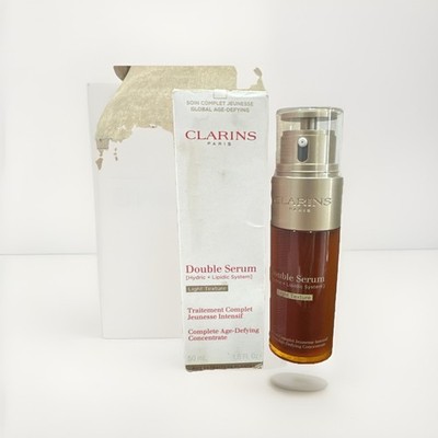 Clarins Double Serum Light Texture 1.6 fl oz Age Defying BX1 965