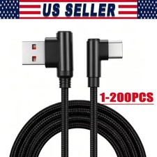 Braided USB C Type-C Fast Charging Data SYNC Charger Cable Cord 3/6/10FT Lot