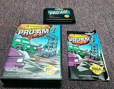 Championship Pro-Am (Sega Genesis) Genesis (Tested&Works Well) Ships Immediately