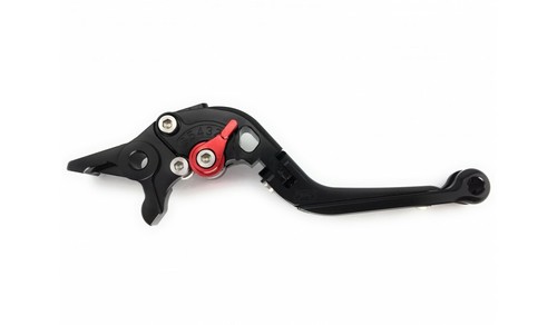 Par Palancas Manetas Abatibles Freno Embrague Negro Rojo MOTO GUZZI V9 BOBBER LH - Picture 3 of 9