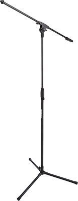 Amazon Basics Adjustable Boom Arm Height Microphone Stand with Tripod Base, Up t
