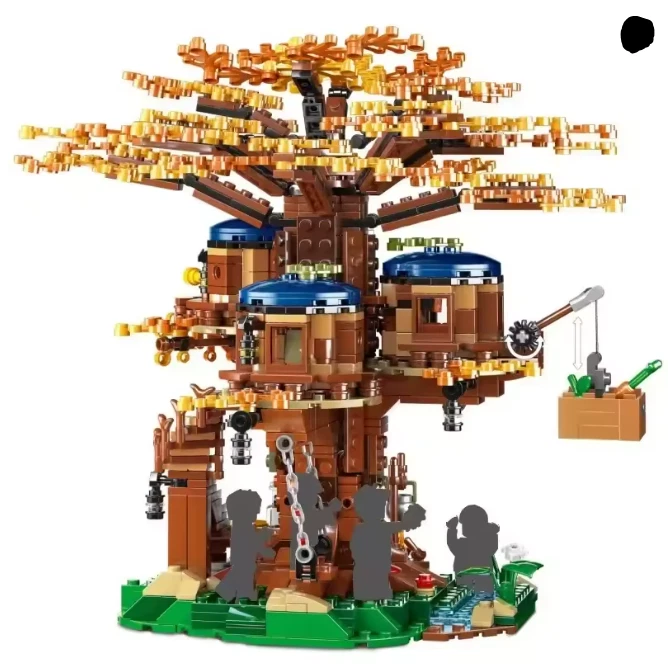 Tree House Scene Jungle IDEAS Series MOC 21318 Building Blocks - Image 2 of 4