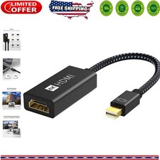 4K 60Hz Mini DisplayPort to HDMI Adapter - Lightweight for MacBook  Monitors