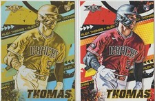2022 Topps Fire Alek Thomas #117 - Rookie Card Lot - Base AND Gold Minted
