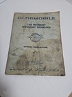 1966 preliminary 66 Oldsmobile Factory New Product Service Information Manual