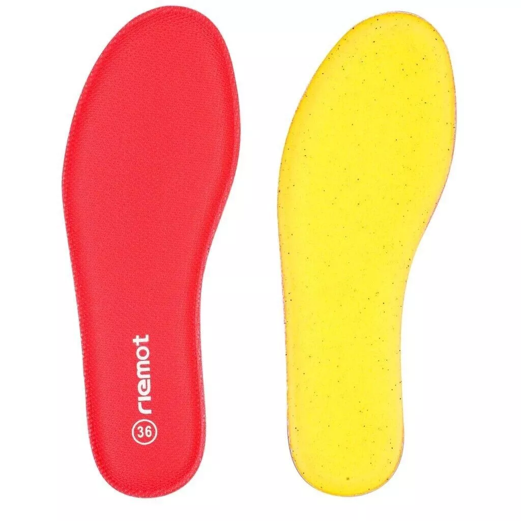 Deep Memory Foam Insoles Shoe Inserts Comfort Unisex Red BEST PRICE UK Size 4