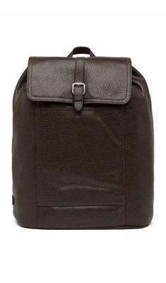 cole haan leather flap backpack
