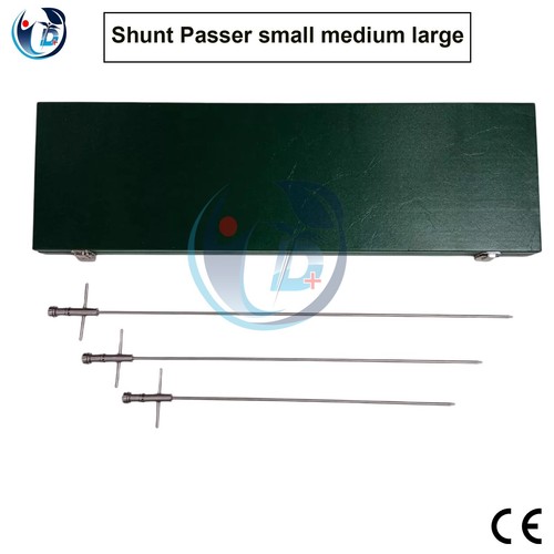 Shunt Passer small medium large length Neurosurgery Instruments 3 Pcs With Box - Picture 2 of 6