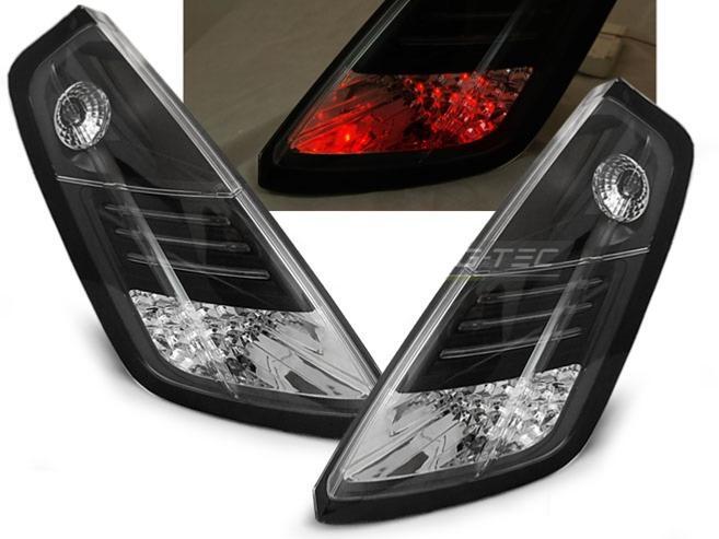 Feux arrière Fiat Grande Punto 05-09 avec éclairage LED intense pour la nuit