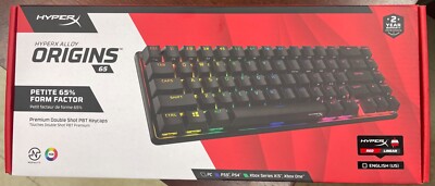 HyperX Alloy Origins 65 - Premium Double Shot PBT Keycaps - Red