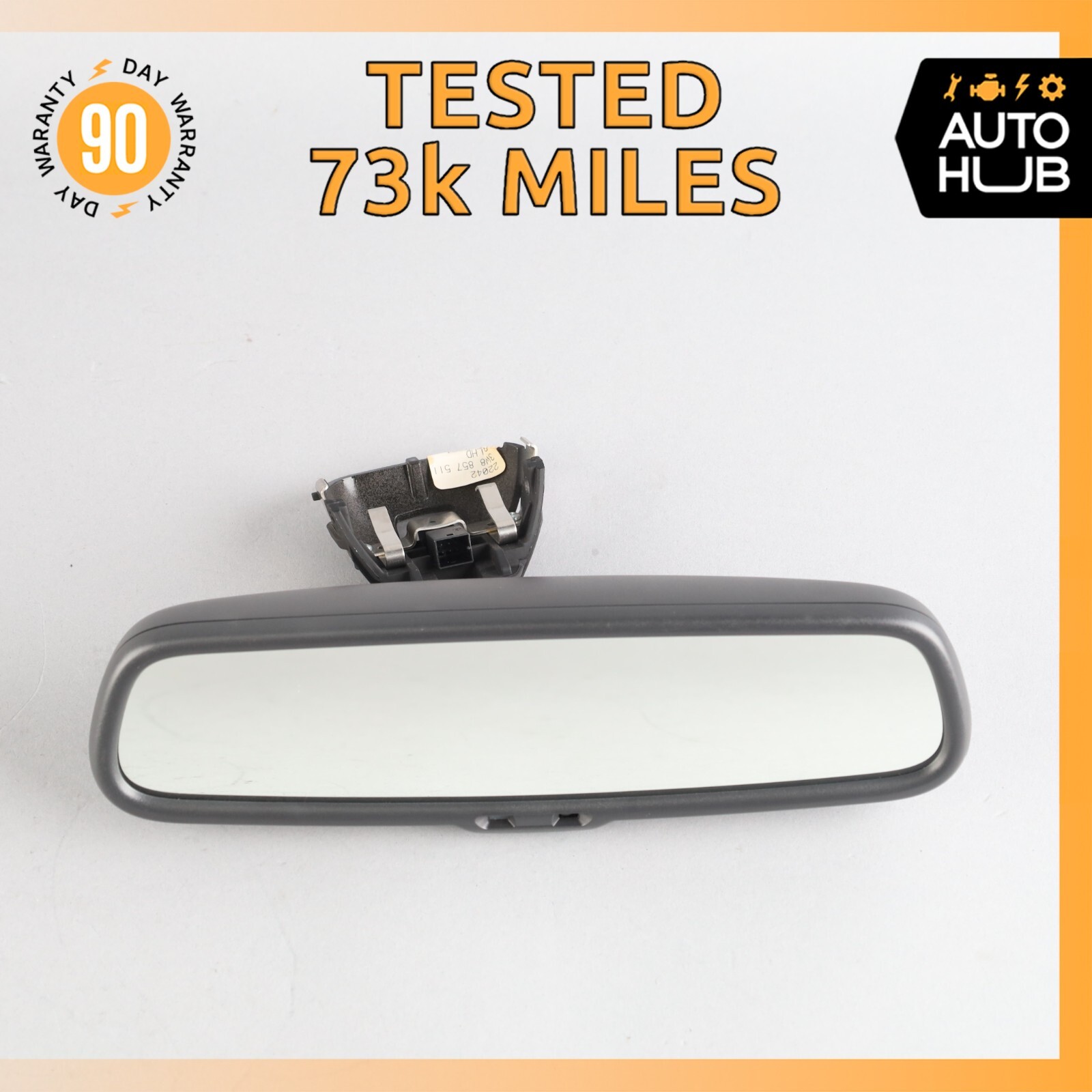03-09 Bentley Continental GT GTC Interior Rear View Mirror Black OEM 73k