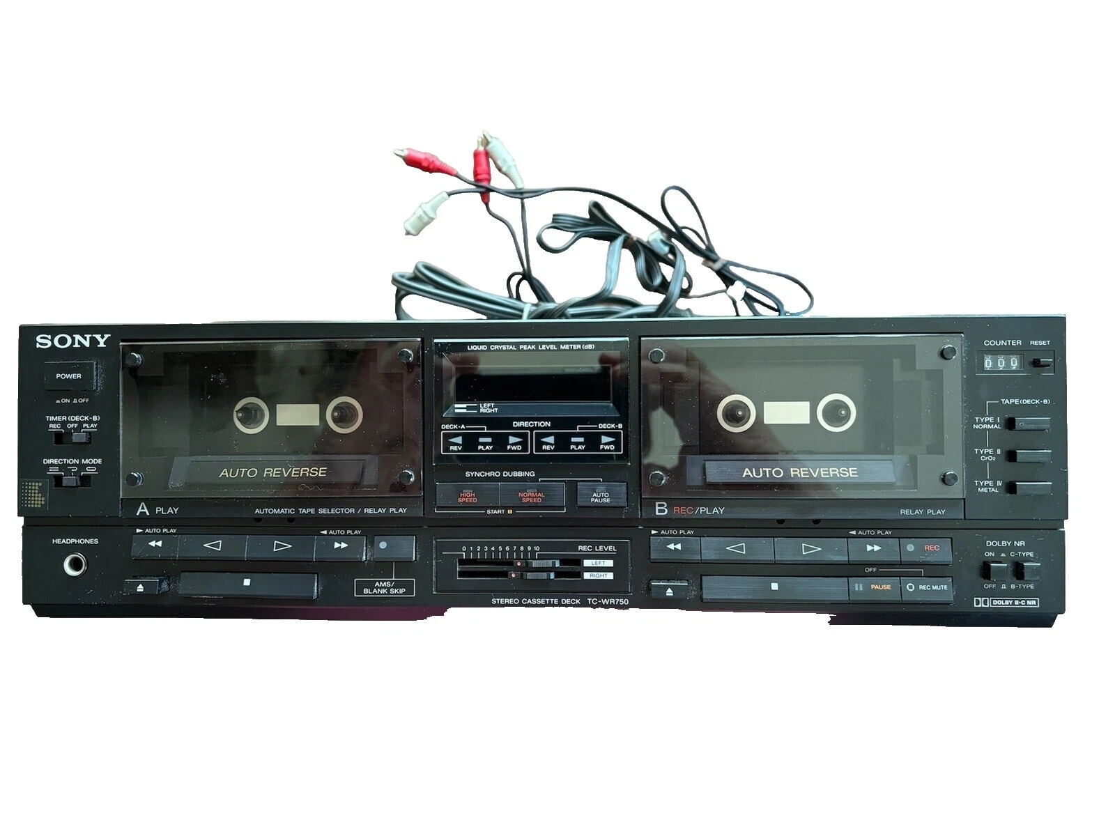 Grabador de cinta Sony cubiertas de cinta de cassette de audio para el Hogar