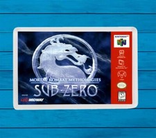 Mortal Kombat Mythologies Sub Zero Nintendo 64 Fridge Magnet