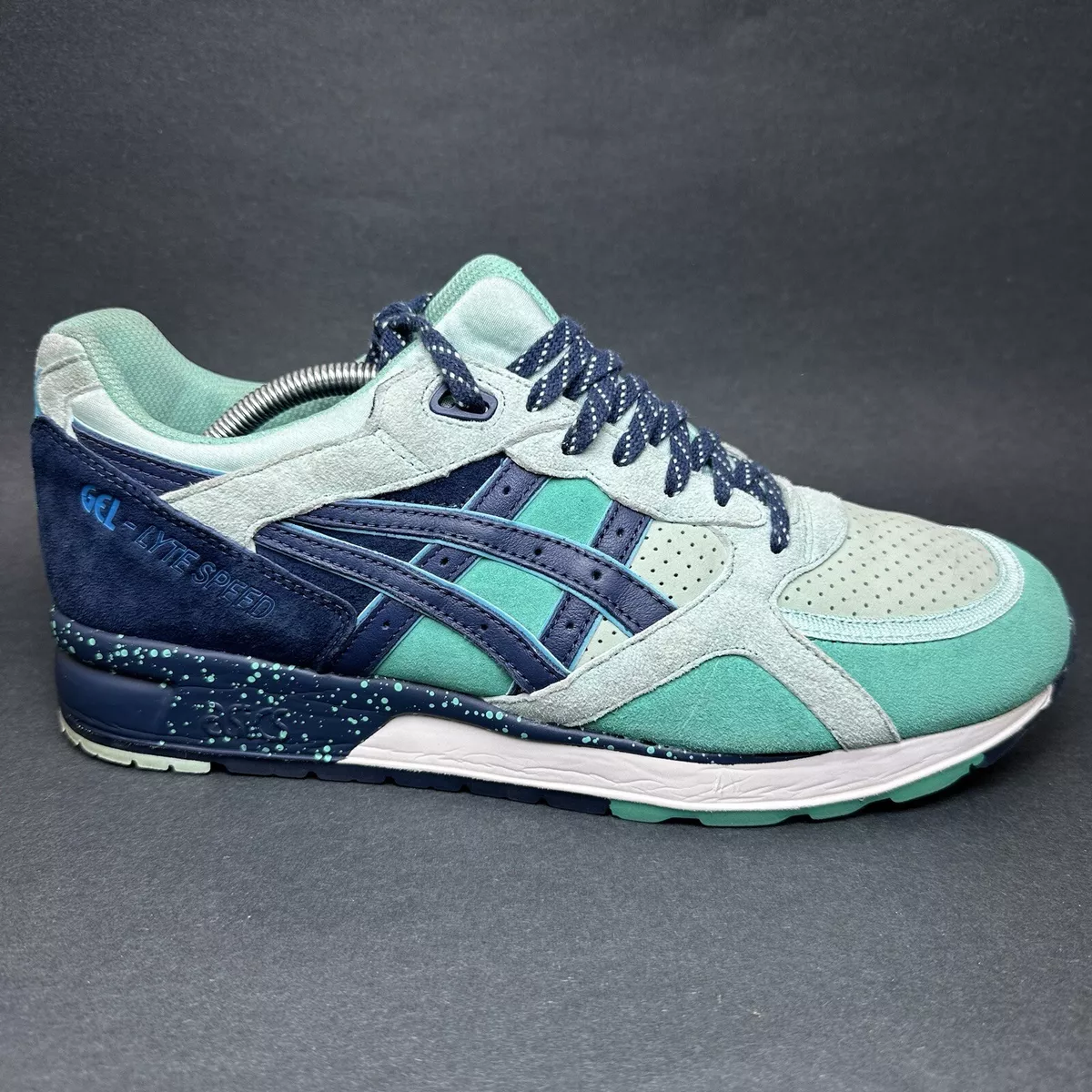 Asics x UBIQ Gel Lyte Speed Cool Breeze H54EK 6050 Jade Navy Shoes Size 11