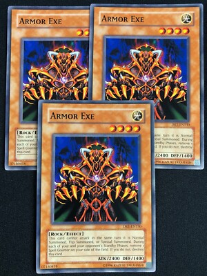 YUGIOH ARMOR EYE DR1-EN130 COMMON X3 (NM)