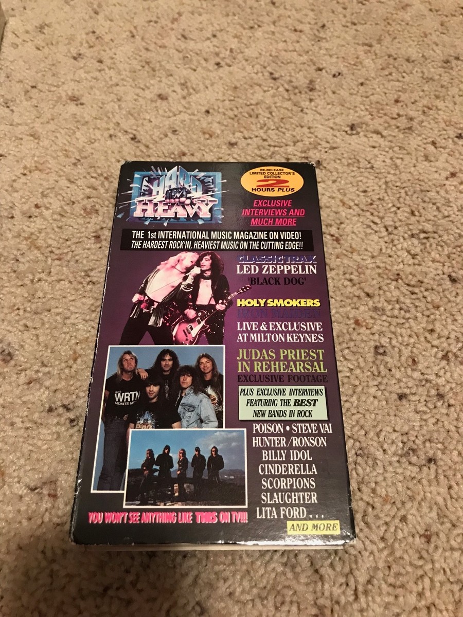HARD N HEAVY VHS VOL 11 VHS TAPE LED ZEPPELIN JUDAS PRIEST