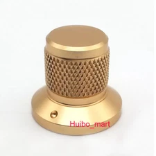 6pcs  Dull Polish Gold Color 25X17X22mm Speaker Volume Knob for HiFi Audio AMP