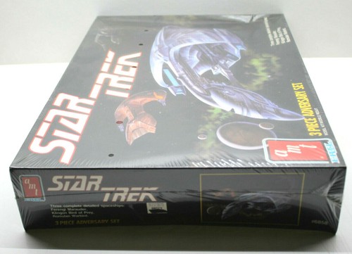 1989 AMT Ertl Star Trek 3 Piece Adversary Set Model Kit #6858 Bird of ...