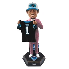 Bryce Young FOCO #1 Carolina Panthers 2023 Draft Day Bobblehead