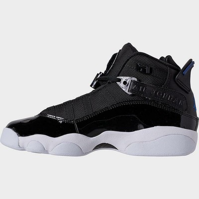 black jordans grade school