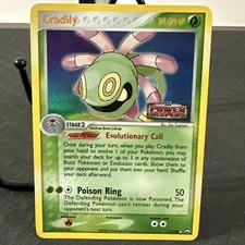 Pokemon Card - Cradily EX Power Keepers 7/108 Reverse HOLO Stamped