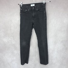 Levis Denizen Jeans Girls 12 Black Skinny Mid Rise Stretch Denim
