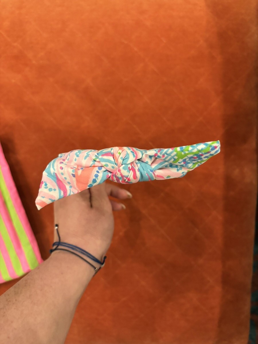 NWT Lilly Pulitzer Bunny Business Knotted Headband | eBay display picture 3