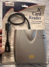 Syntax IC Card Reader 7-in-1 External Card Reader Factory New