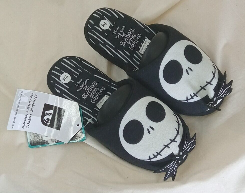 APL Pantofole unisex The Nightmare before Christmas jack Skellington nere taglia 5 5