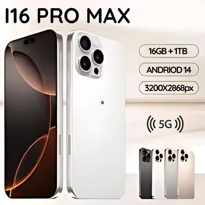 I16 Pro Max 2025 Global Unlocked Cell Phone 22GB+2TB For 7.3 inch Full Screen