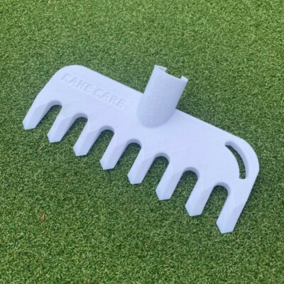 Golfschläger Grip Rake [3D gedruckt, weiß]
