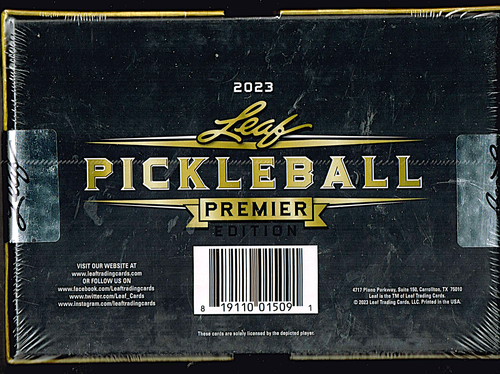 2023 Leaf Premier Pickleball Sealed Box! Factory Fresh! Autographs!! - Picture 2 of 2