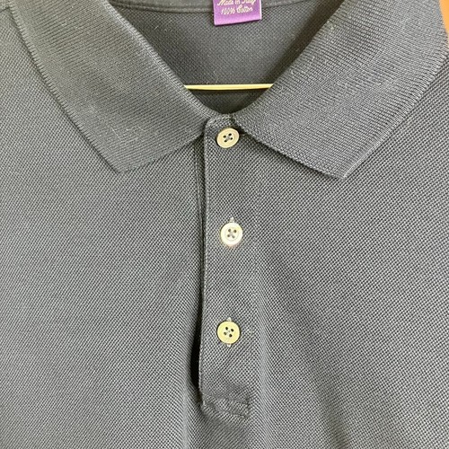 Vintage Ralph Lauren Purple Label Polo Size XL Navy Preppy Old Money Italy - Picture 3 of 7