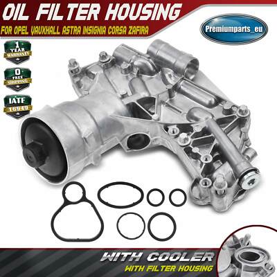 Oil Filter Housing & Cooler for Opel Vauxhall Astra Insignia Corsa ...
