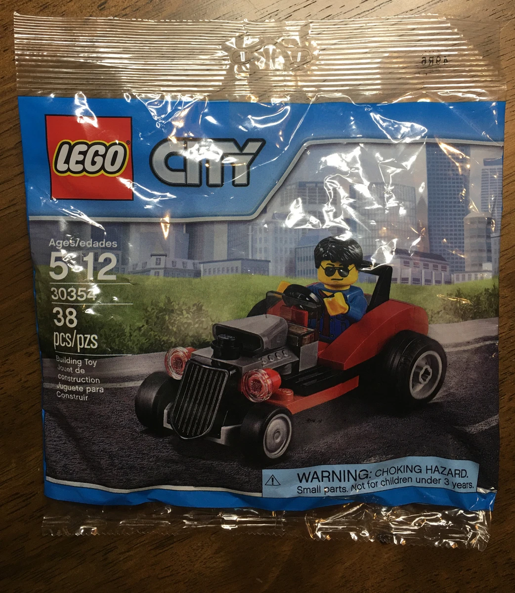 Lego City 30354 Hot Rod Mini fig Sealed Polybag 38pc NEW Sealed