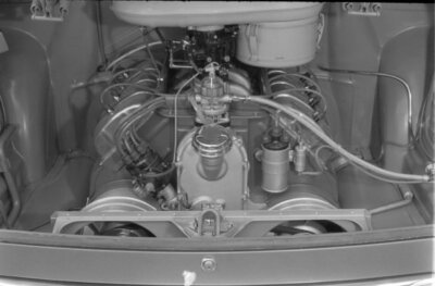 Tatra air cooled V8 engine Motor Show 1958 Car Old Photo 2
