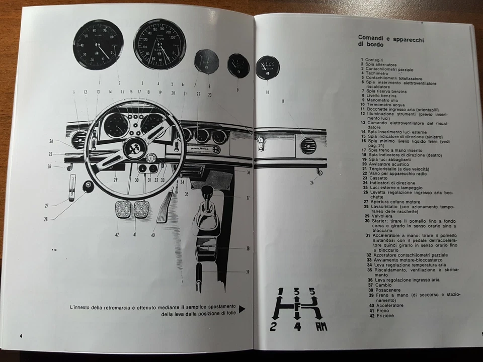 Uso e manutenzione Alfa Romeo Duetto Spider 1.3 1.6 coda tronca Owner's manual - Immagine 2 di 3