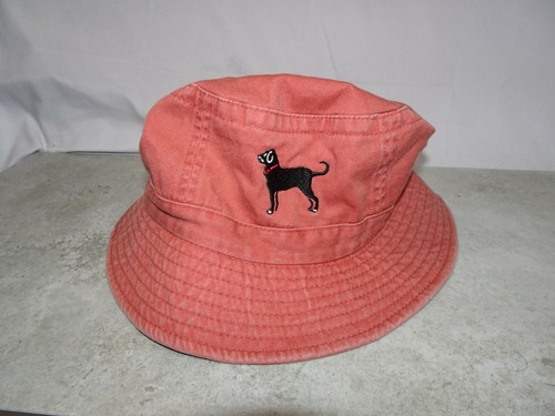 The Black Dog Bucket Hat Red Size 