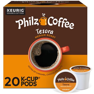 Tesora Kcup Pod Coffee Single Serve Keurig Kcup Pods Medium Roast Coffee 20 Coun