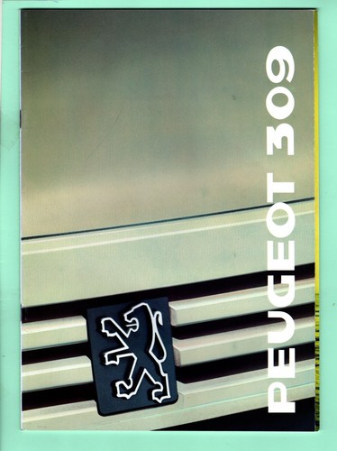Brochure Publicitaire Originale PEUGEOT Gamme 1989 – Grand Format 29,7x45 Cm – Néerlandais