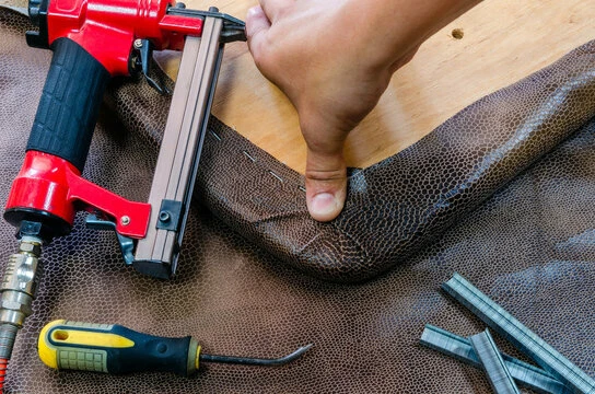 Dining Chair Restaurant Seat Cover Replacement STAPLE ON Heavy Duty PreCut Vinyl - Image 3 of 4