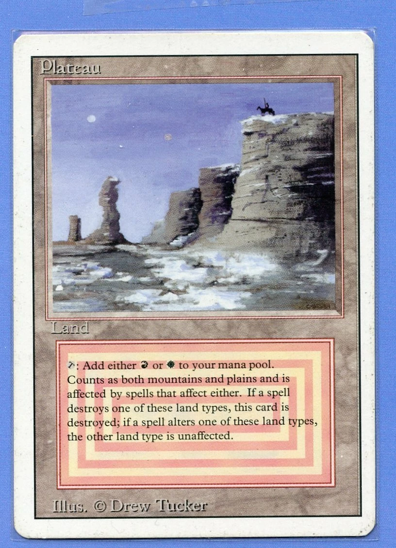 MTG - Plateau - Revised Edition