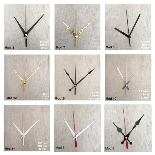 LANCETTE PER MECCANISMI PER OROLOGIO DA PARETE PARTICOLARE MOVIMENTO MURO |  eBay
