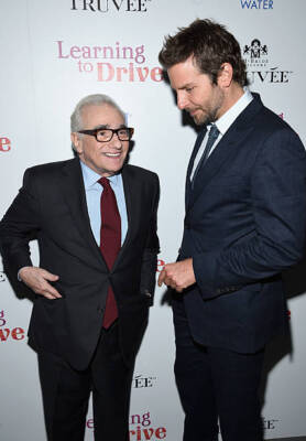 Martin Scorsese Bradley Cooper at A Celebration for Patricia Clark - Old Photo 1